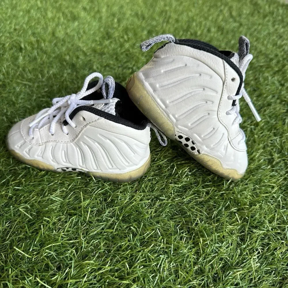 Nike Little Posite One Sneakers 723947 102‎ Size 5c Toddler Air Foamposite